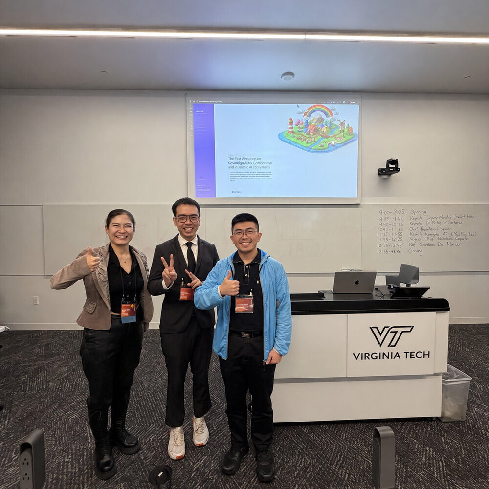 Workshop organizers at Virginia Tech for the Sovereign AI workshop